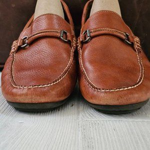 Johnston & Murphy Cort Bit Loafer Updated Leather Driver EVA Sole Moccasin 11M